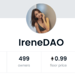 Irene DAO has traded over 2,300 ETH so far